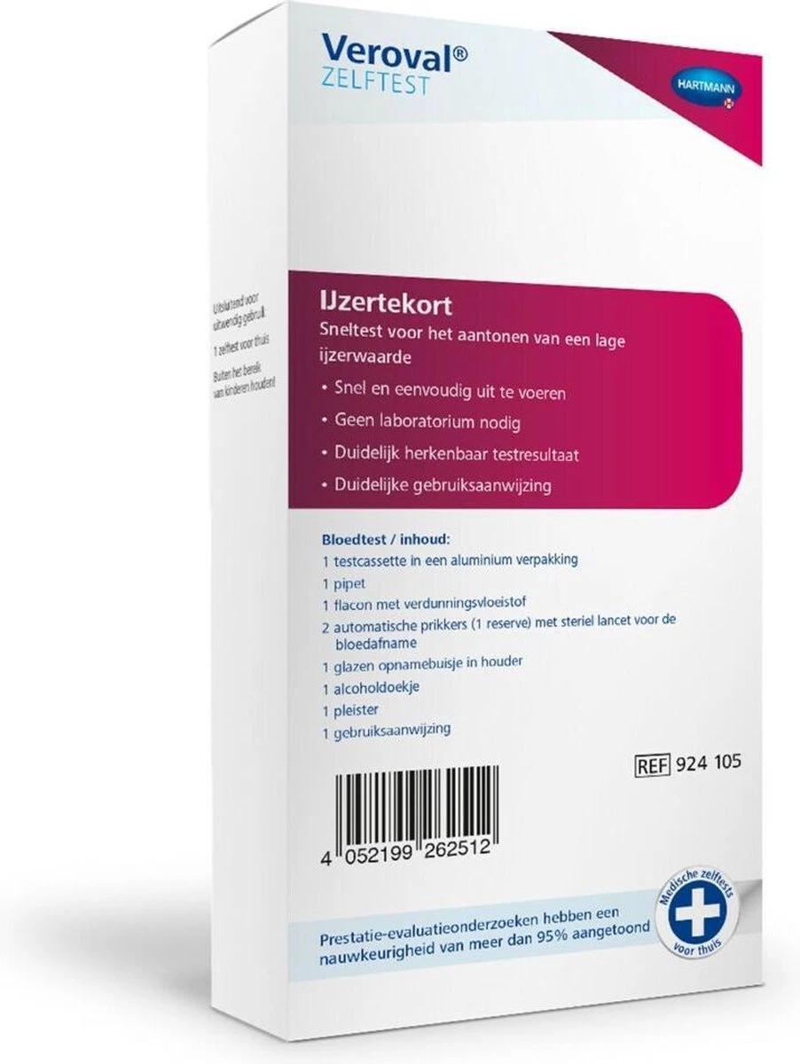 Veroval Zelftest IJzertekort 4 Veroval Zelftest IJzertekort - Afbeelding 2