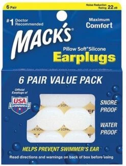 Macks - Pillow Soft Silicone - Oordoppen - 6 Paar -MEDISANA Shop 912x1200 3