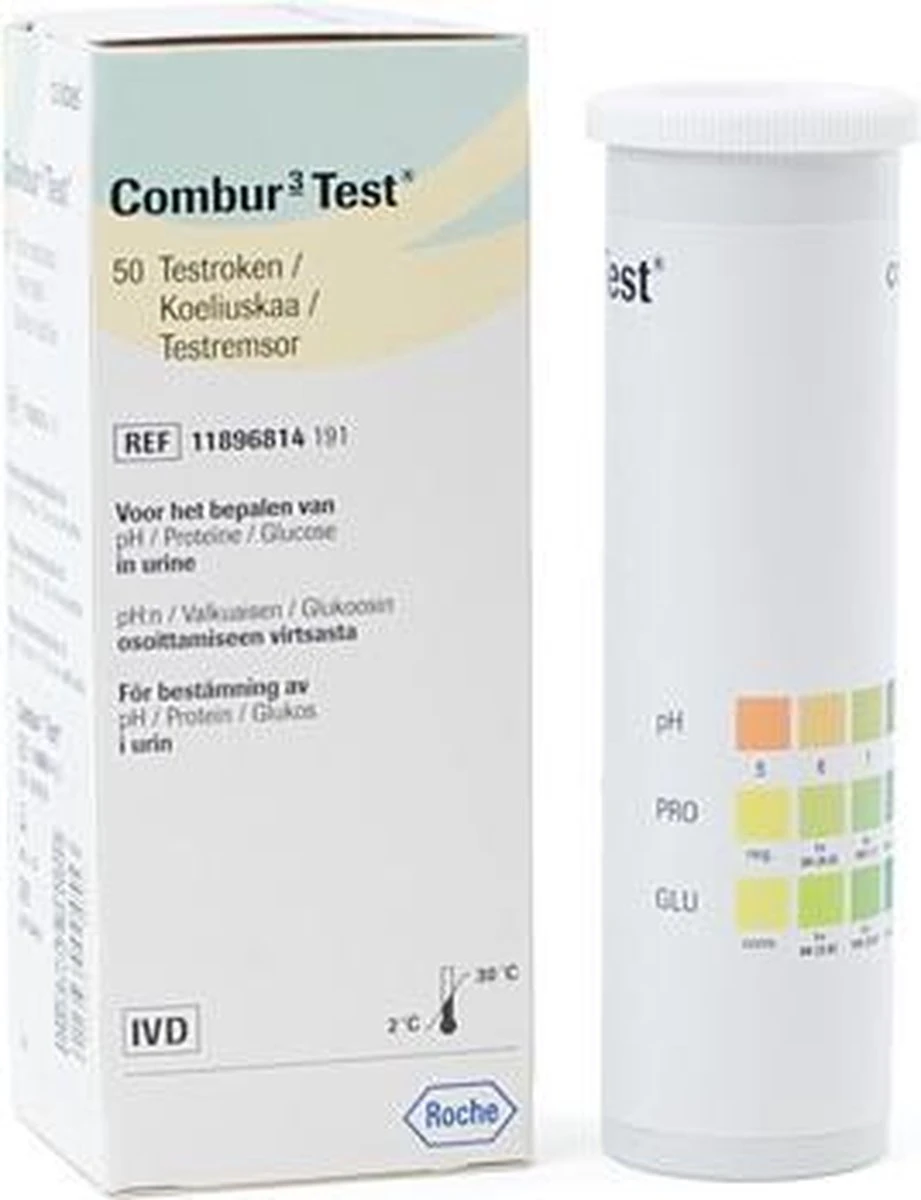 Roche Combur 3 Test 50st 6 Roche Combur 3 Test 50st - Afbeelding 4