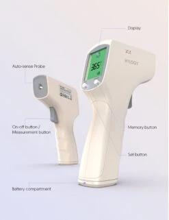 HYLOGY Thermometer Voor Volwassenen Digitaal - Infrarood Koortsthermometer Contactloze - Thermometer Lichaam Kinderen - Voorhoofd Thermometer Baby Met Lcd Display 12 HYLOGY Thermometer Voor Volwassenen Digitaal - Infrarood Koortsthermometer Contactloze - Thermometer Lichaam Kinderen - Voorhoofd Thermometer Baby Met Lcd Display -MEDISANA Shop 923x1200 2