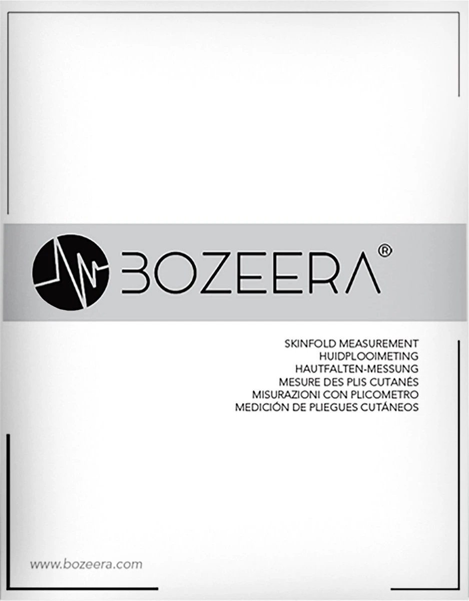 BOZEERA Huidplooimeter - Vetmeter - Vetpercentagemeter - Inclusief Software Video Uitleg En Nederlandse Handleiding 8 BOZEERA Huidplooimeter - Vetmeter - Vetpercentagemeter - Inclusief Software Video Uitleg En Nederlandse Handleiding - Afbeelding 6