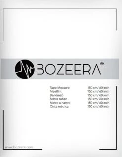 BOZEERA Body Mass Tape - Meetlint Lichaam - Omtrekmeter - Inclusief Nederlandse Handleiding -MEDISANA Shop 937x1200