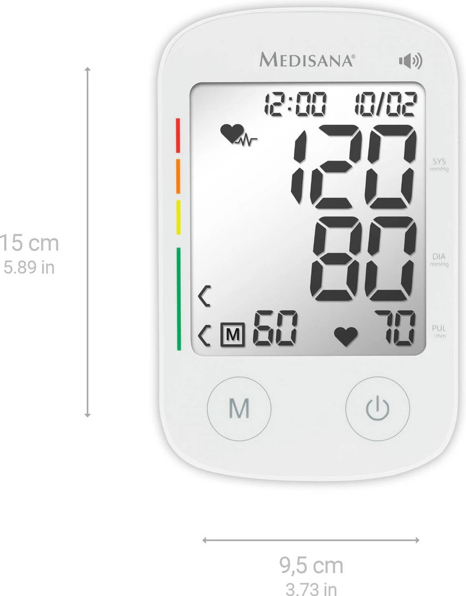 Medisana BU 535 Voice Sprekende Bovenarmbloeddrukmeter 21 Medisana BU 535 Voice Sprekende Bovenarmbloeddrukmeter - Afbeelding 19