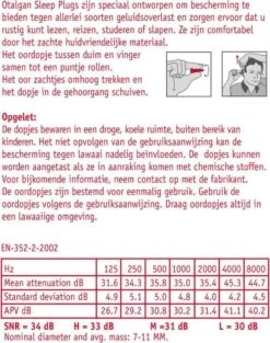 Otalgan Sleep Plugs Oordoppen - Oordopjes Tegen Geluidsoverlast - 10 Paar -MEDISANA Shop 946x1200 3