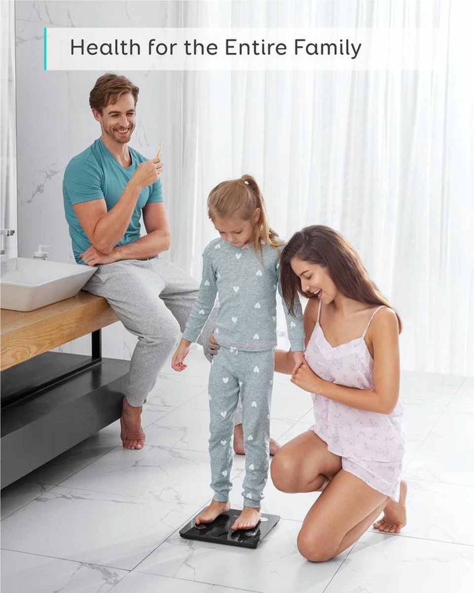 Eufy Bodysense C1 - Smart Scale - Weegschaal 6 Eufy Bodysense C1 - Smart Scale - Weegschaal - Afbeelding 4