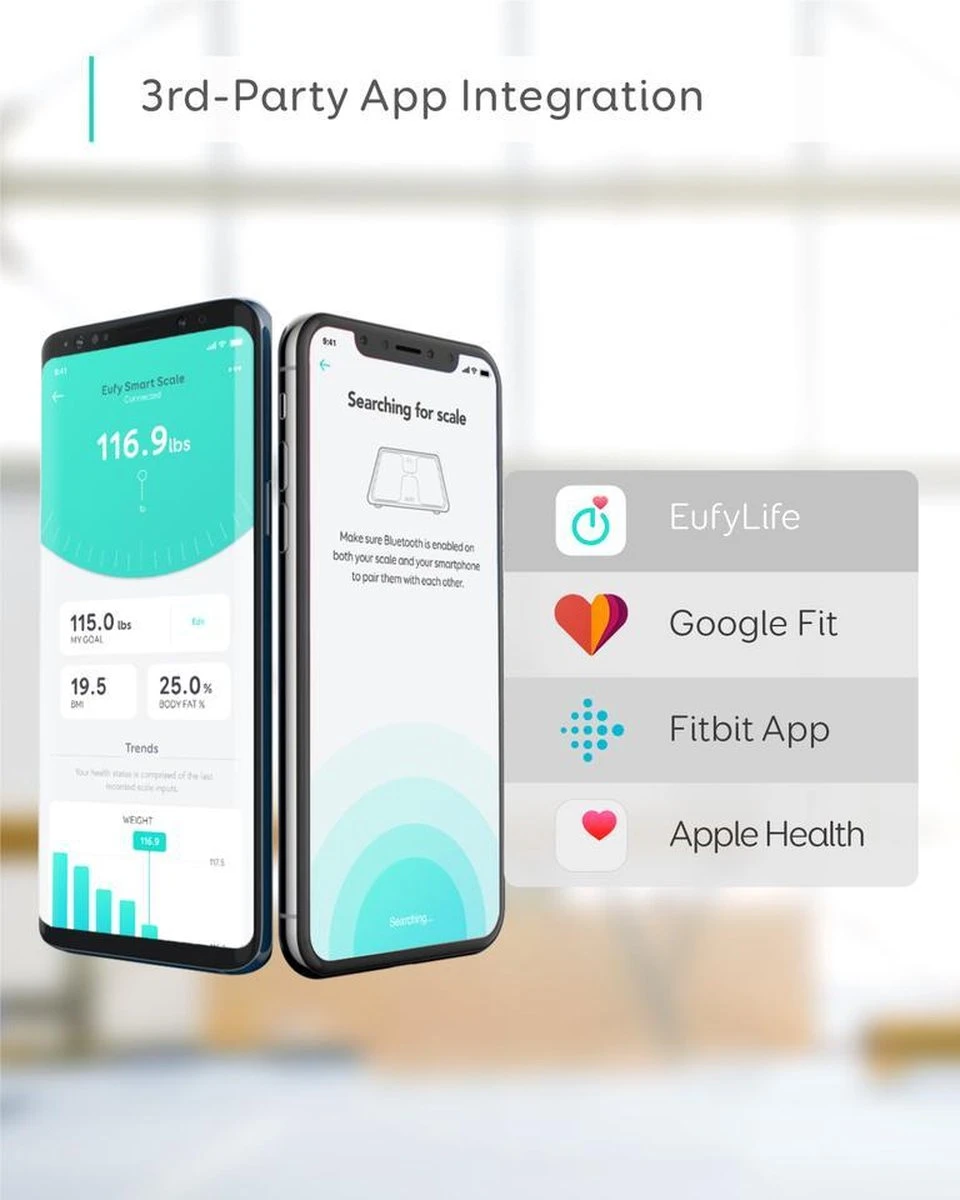 Eufy Bodysense C1 - Smart Scale - Weegschaal 8 Eufy Bodysense C1 - Smart Scale - Weegschaal - Afbeelding 6