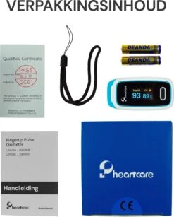 Pheartcare Saturatiemeter Zuurstofmeter Met Inspectie Certificaat En Medische Kwalificatie - Cyaan -MEDISANA Shop 964x1200 1