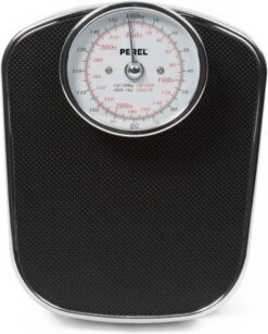 Perel Personenweegschaal, Analoog, Max. 160 Kg, Zonder Batterijen, Veersysteem, Zwart -MEDISANA Shop 965x1200