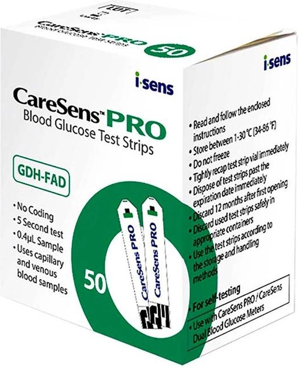 CareSens Pro Teststrips 4 CareSens Pro Teststrips - Afbeelding 2