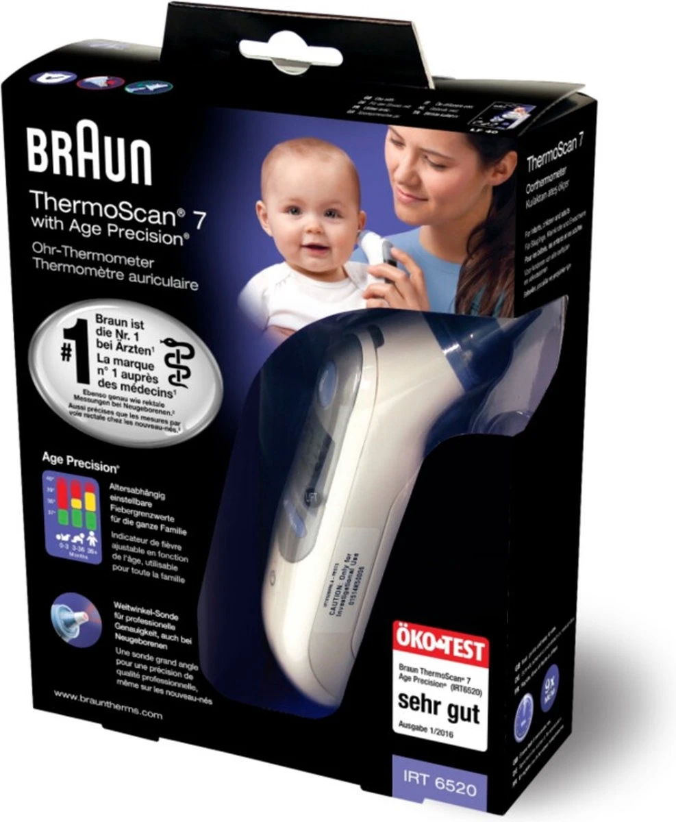 Braun IRT 6520 ThermoScan 7 Thermometer 5 Braun IRT 6520 ThermoScan 7 Thermometer - Afbeelding 3