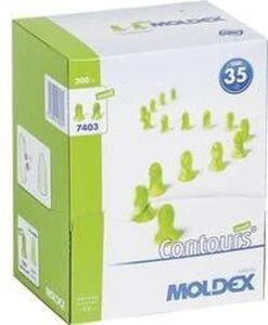 Moldex 740301 Contours Small Oordoppen 35 DB Eenmalig Gebruik 200 Paar -MEDISANA Shop 988x1200