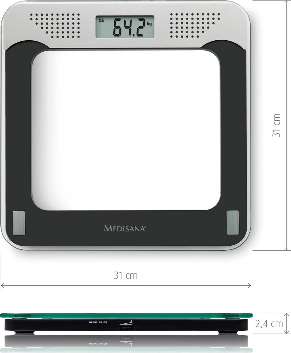 Medisana PS 416 - Sprekende - Personenweegschaal 13 Medisana PS 416 - Sprekende - Personenweegschaal - Afbeelding 11