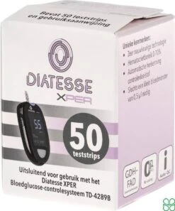 Diatesse Xper Teststrips 50st 10 Diatesse Xper Teststrips 50st -MEDISANA Shop 998x1200