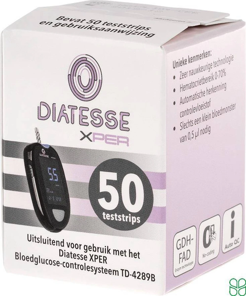 Diatesse Xper Teststrips 50st 6 Diatesse Xper Teststrips 50st - Afbeelding 4